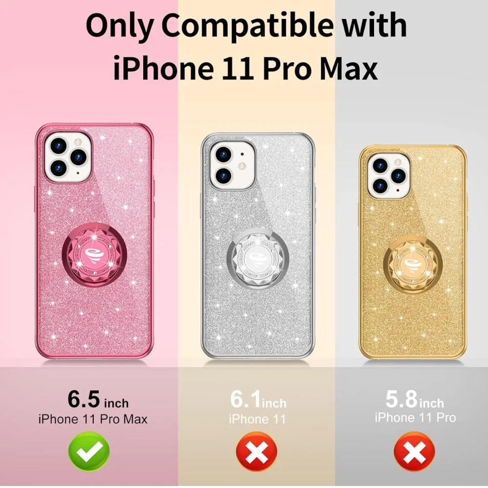 OCYCLONE pink sparkle phone case 💖 iPhone 11 Pro Max 💖 NWT